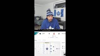MAPLE LEAFS V SHARKS REACTION FULL GAME