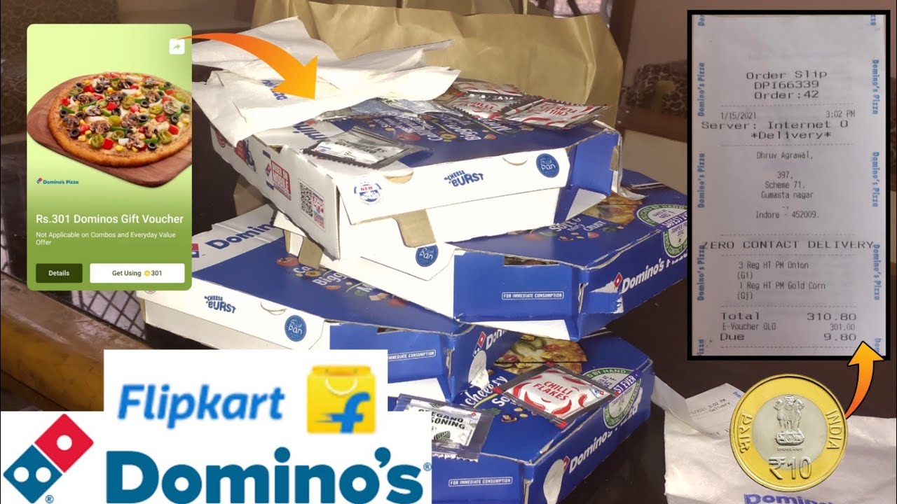 Dominos Gift Voucher From Flipkart Supercoins Ordering 4 Dominos dominos-gift-voucher-from-flipkart-supercoins-ordering-4-dominos