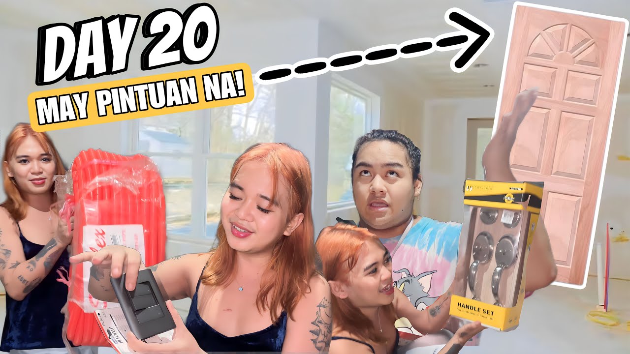 BUMILI NA NG PINTUAN PARA SA BAGONG BAHAY! (MAGSISISMULA NA ANG WIRING ...
