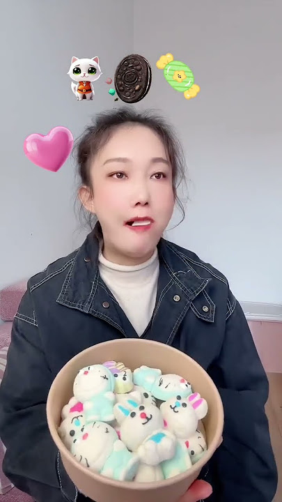 The challenge of eating emoticon pack with gourmet girl #414