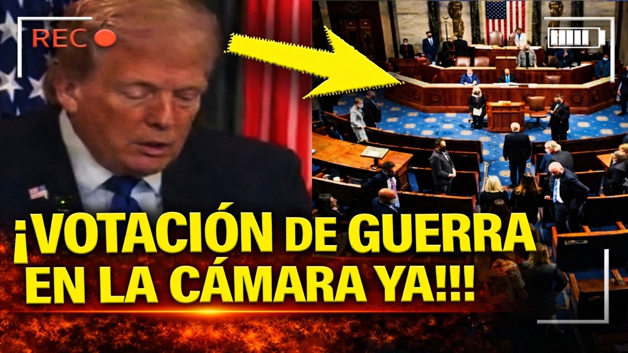 🚨 Hace 1 Minuto: ¡Trump EXPLOTA tras la votación de guerra en la Cámara!