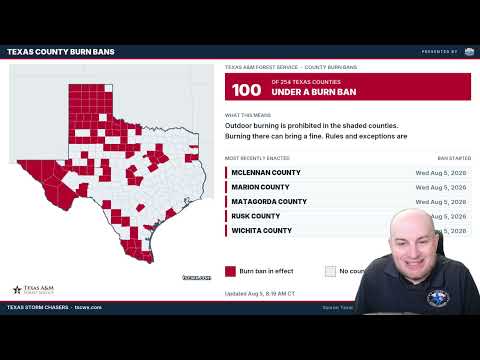 Texas Wildfire Danger Expands; Pop-Up Storms Return