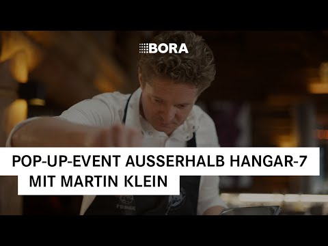 Pop-Up-Event mit Martin Klein außerhalb des Hangar-7 | BORA Kitchen Table Tales