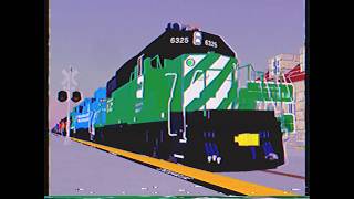 Ro-Scale Sandbox Short CSX Freight 136 - The Green Railroad Special