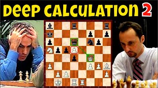 Grabehan ang mga calculations!!! || GM Kasparov vs. GM Topalov || # 351 screenshot 3