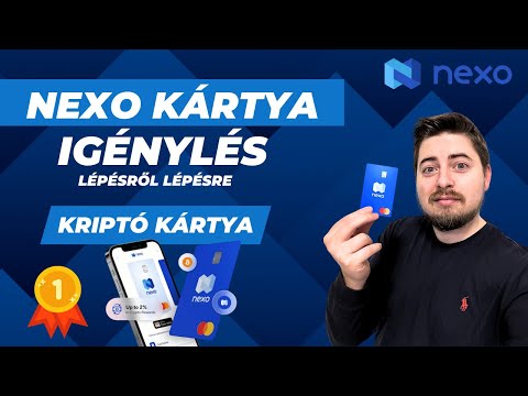 Nexo Kriptó Kártya igénylése | Magas kamatok csak azért, ha van rajta kriptovalutád | 2024 