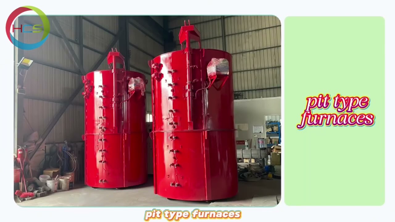 Industrial heat treatment furnace