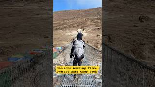 Pheriche Everest Trek - Bridge on Trek - Beautiful Winter Trek #travel #ebc #himalayanholylandtreks