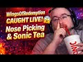 WingsOfRedemption Picks His Nose on Stream… Then Drinks Sonic Sweet Unsweetened Tea