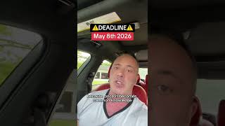 The deadline is Friday May 8th 2026 so take action now.