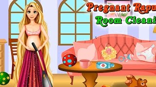 NEW Мультик онлайн для девочек—Беременная Рапунцель уборка в комнате—Игры для детей screenshot 4