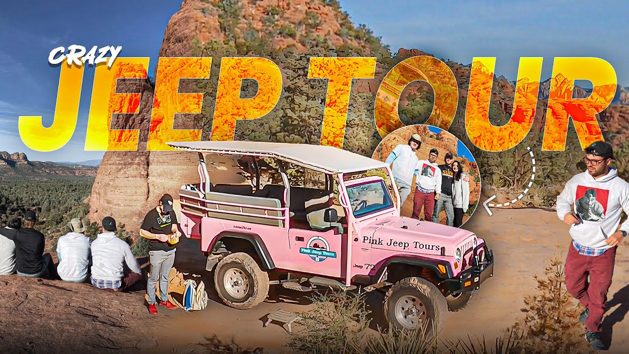 Dangerous Jeep Tour through the Red ragged mountains of Sedona Arizona 🇺🇸