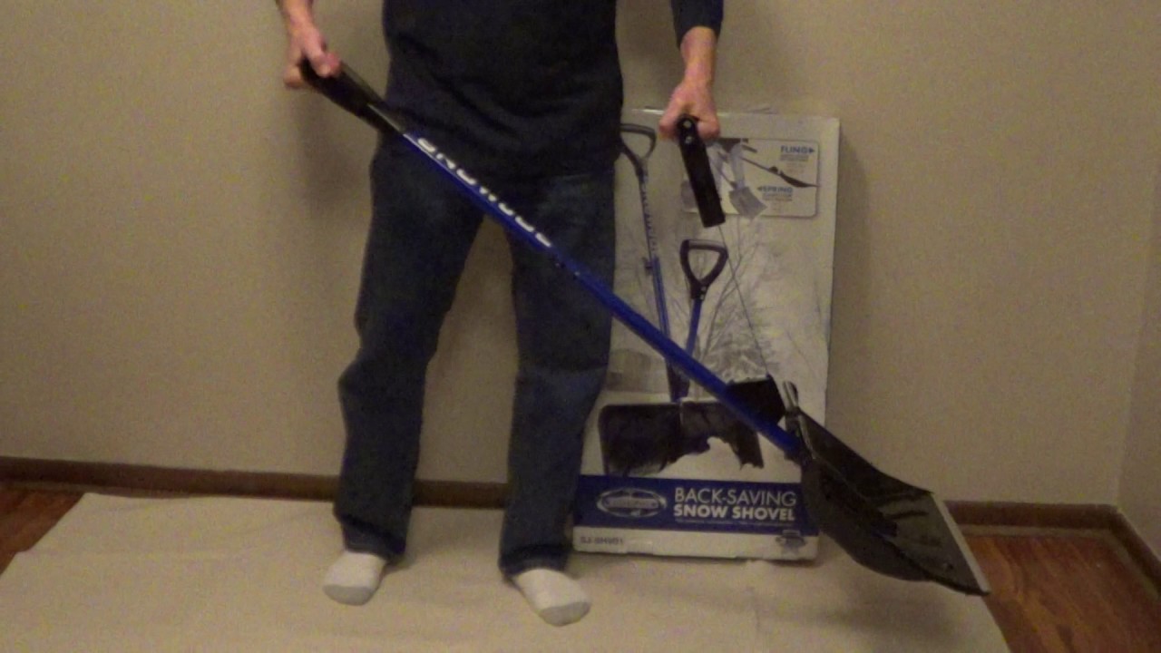 Snow Joe Snow Shovel Back Saving Snow Shovel YouTube