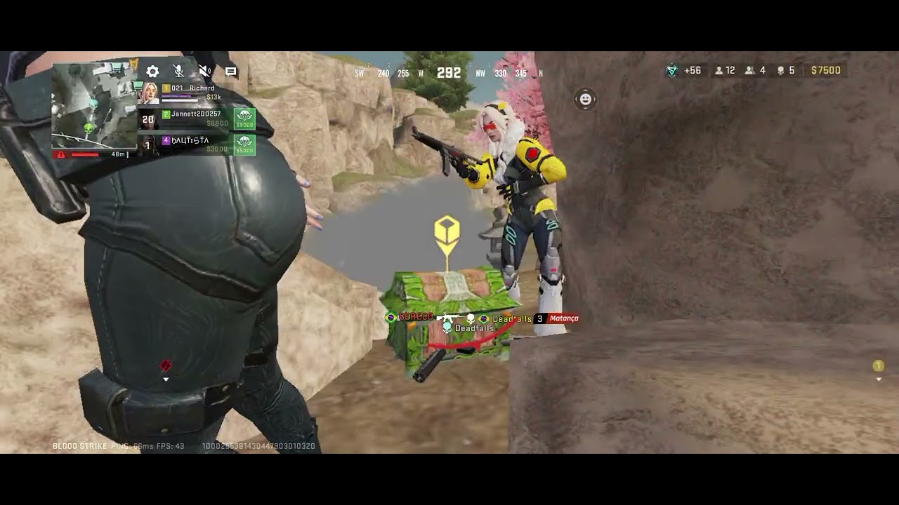 Meu segundo vídeo jogando blood strike