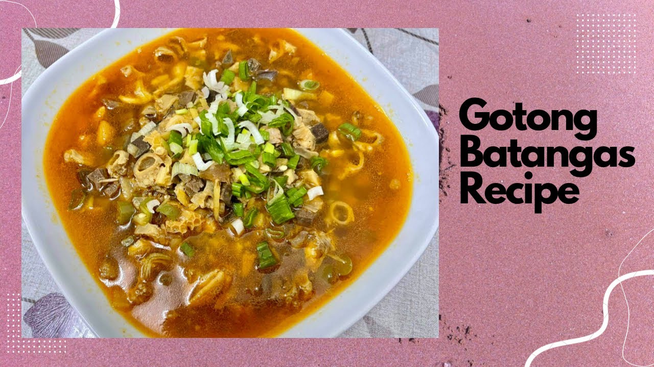 Gotong Batangas Recipe YouTube