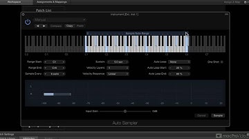 Logic Pro FastTrack 304: Auto Sampling with MainStage - 9. Starting the Sampling Process