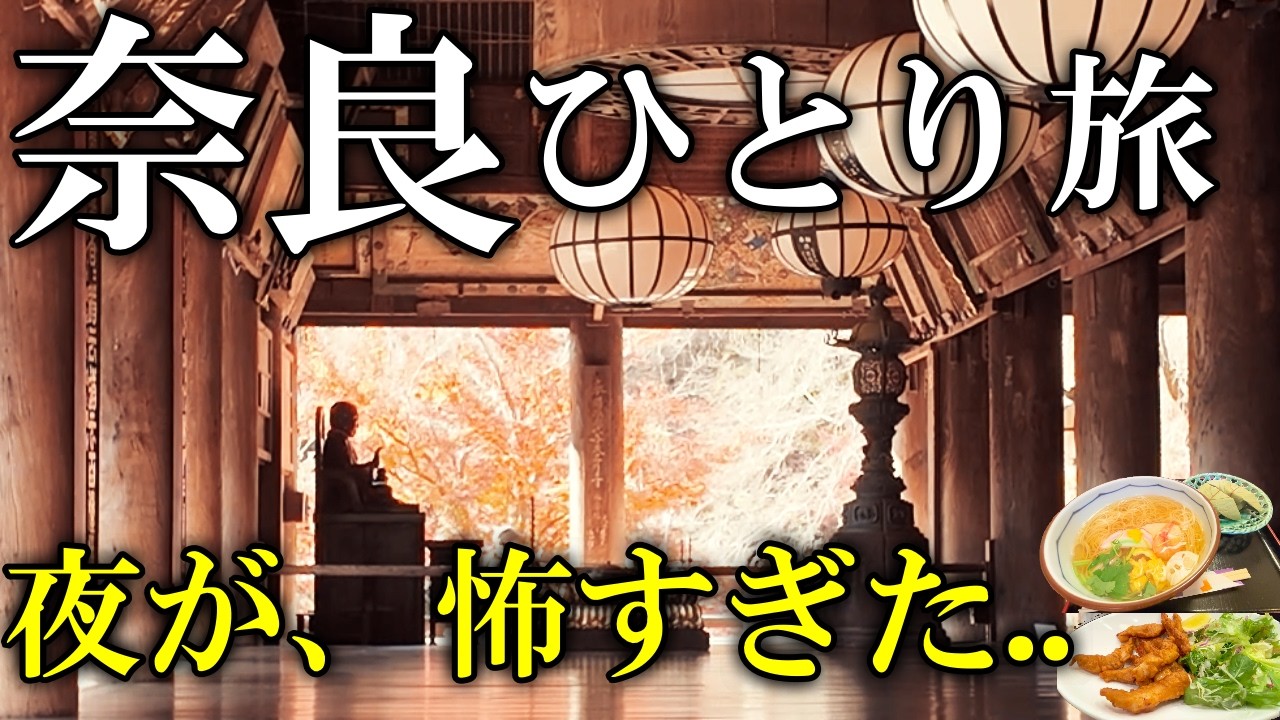 【女ひとり旅】久しぶりの奈良観光で、夜、予想外のことが起こりました…ポツンと1人怖すぎた体験。