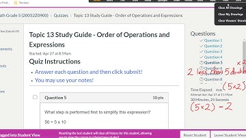 Topic 13 Study Guide - Write and Interpret Numerical Expressions