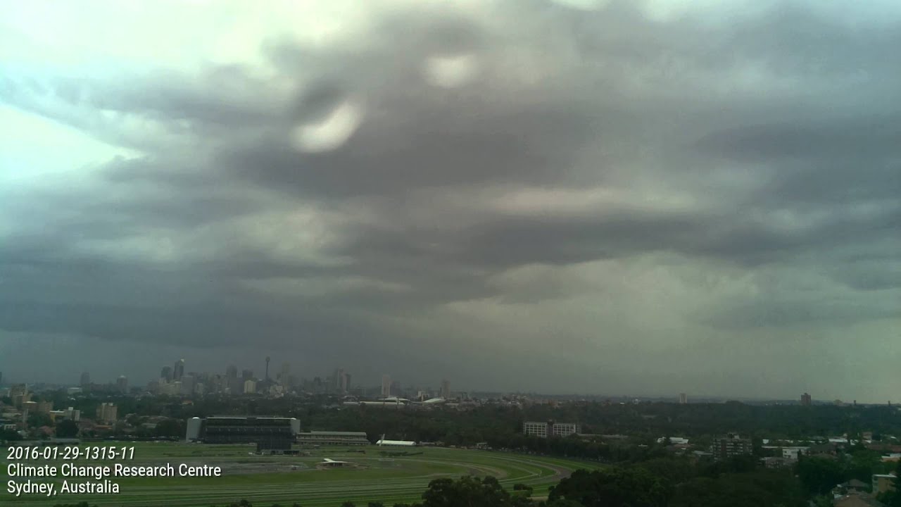 Sydney storm timelapse 29 Jan 2016 (1200–1400) - YouTube
