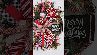 Beautiful Christmas wreath https://joseartisanaboutique.etsy.com #christmas #homedecor #wreath #diy