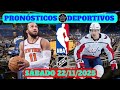 ✅Pronósticos Deportivos, 🏀NBA y 🏒NHL, Hoy Sábado 22/11/2025🔥