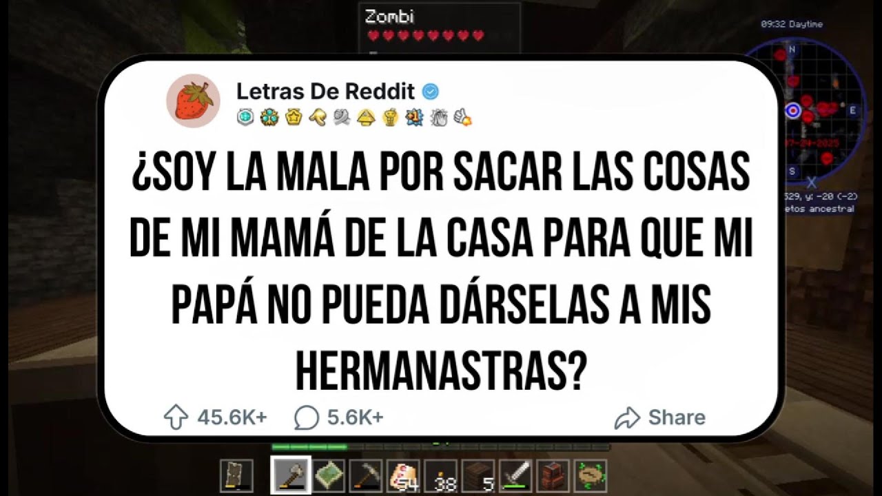 Soy la mala por sacar las cosas de mi mamá de la casa, mi papá no pueda dárselas a mis hermanastras?