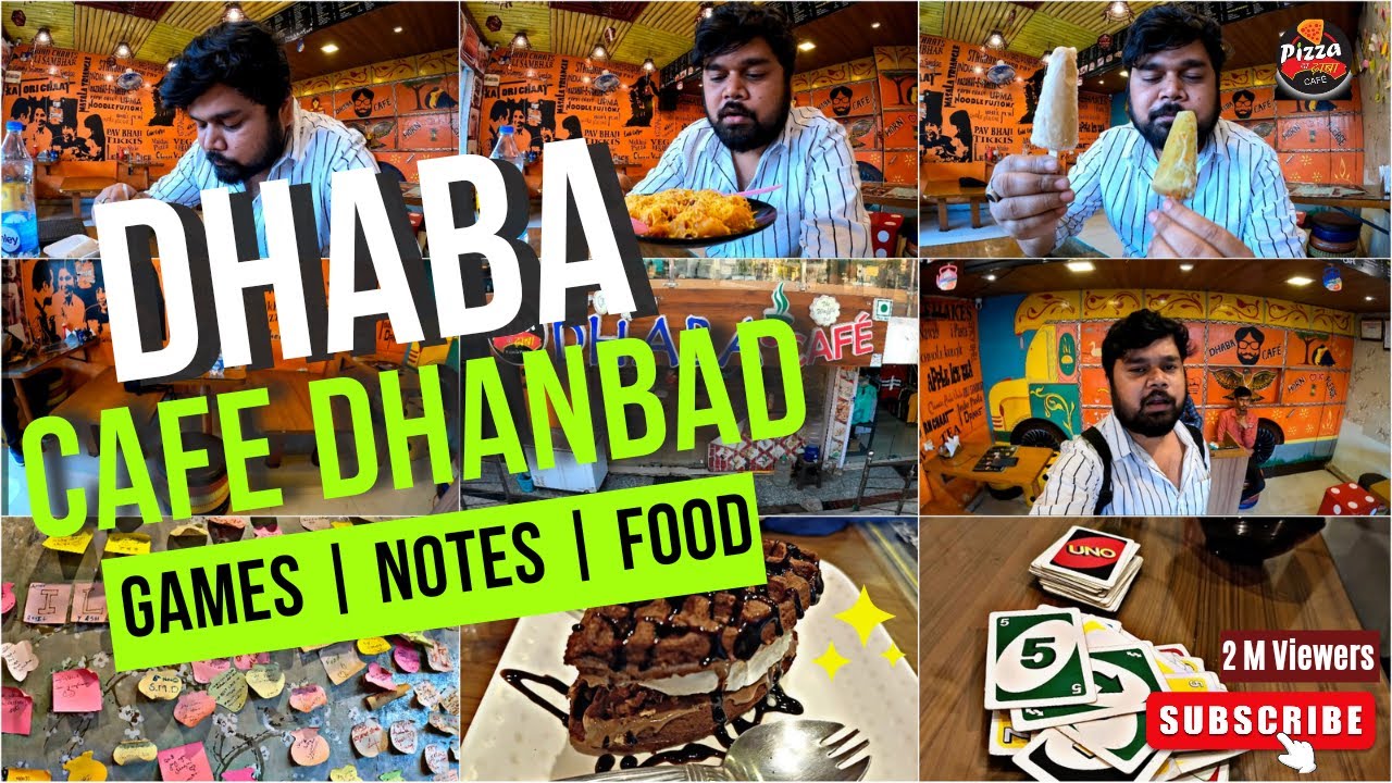 Dhaba Cafe Dhanbad  || Most Affordable Cafe In Dhanbad || Games 🎯 Notes 📑 Food 😋 