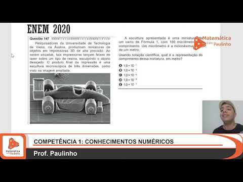 ENEM POR COMPETÊNCIAS E HABILIDADES: COMPETÊNCIA 1 DE MATEMÁTICA