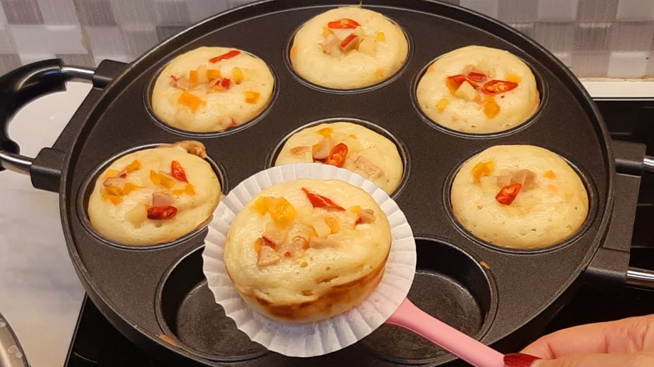 Snack gurih isi sayuran cukup di aduk dengan 1 btr telor