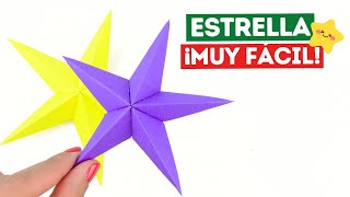  Cmo Hacer Una Estrella De Papel Sper Fcil