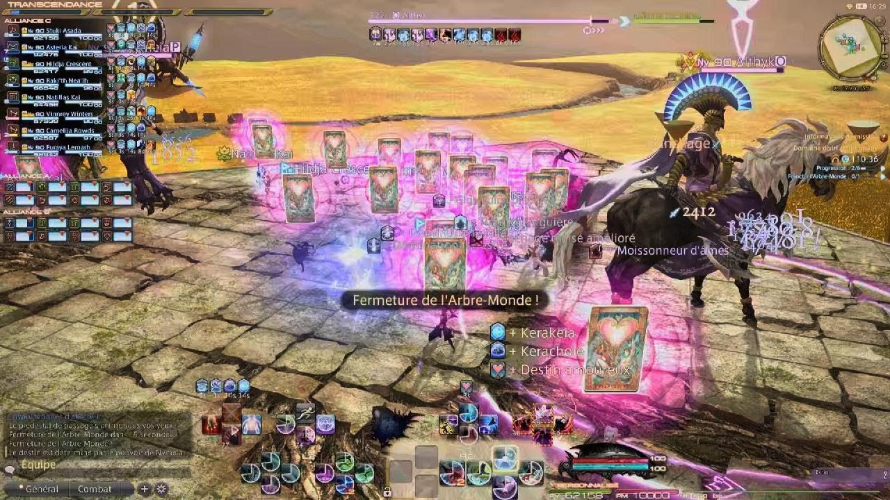 FINAL FANTASY XIV Online Boss Althyk et Nymeia