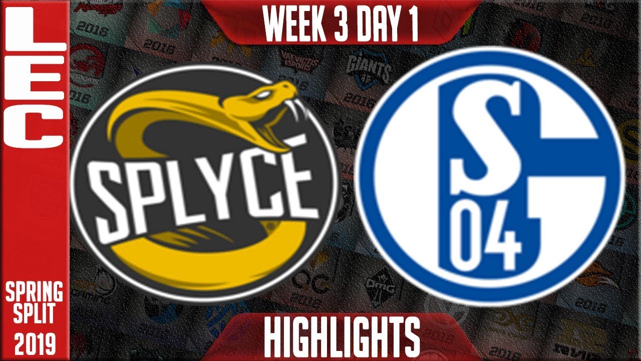 SPY vs S04 Highlights | LEC Spring 2019 Week 3 Day 1 | Splyce vs Schalke 04