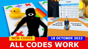 *ALL CODES WORK* Pop It Trading ROBLOX | 18 October 2022