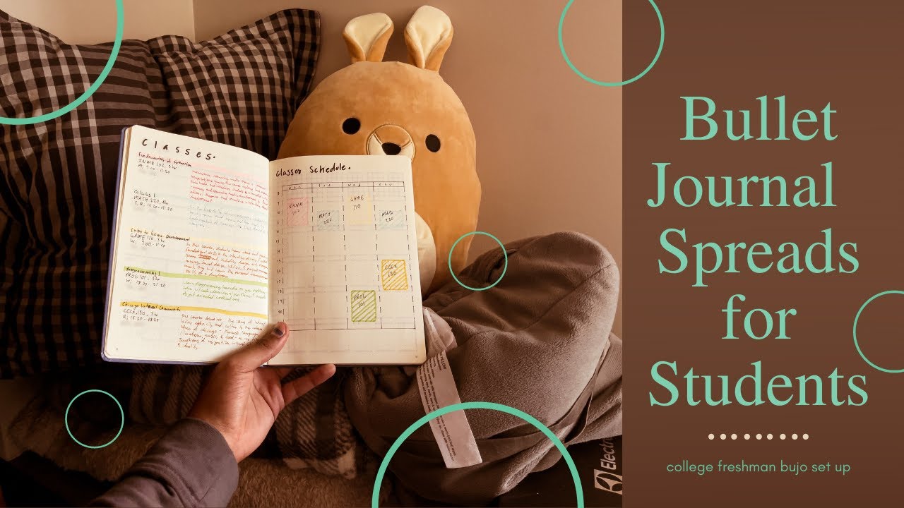 Bullet Journal for College Students my college freshman bujo set up