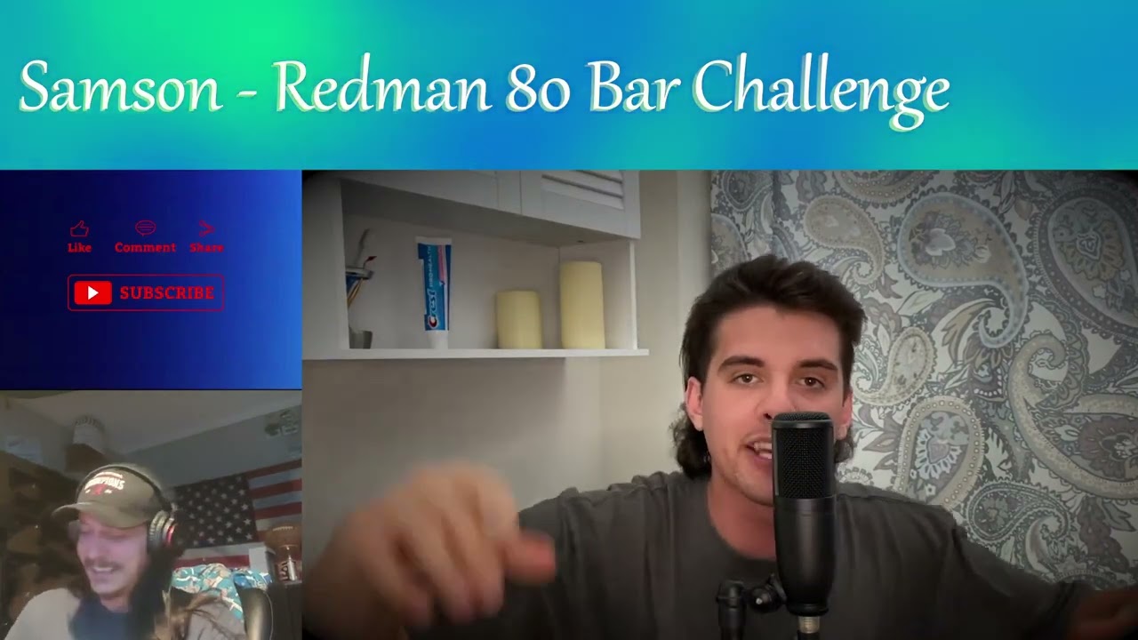 Samson - Redman 80 Bar Challenge  --NEVER LETS UP!! (REACTION)