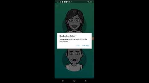 How to make a bitmoji very quick and easy.