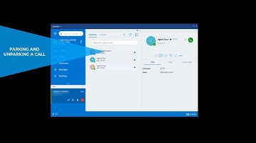 Connect Client: Parking and Unparking a Call: MiVoice Connect
