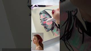 Drawing how the light hit her face #dailyart #artprocess #drawingprocess #artoftheday #sketchbook