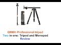 999H Professional Camera compact tripod review
