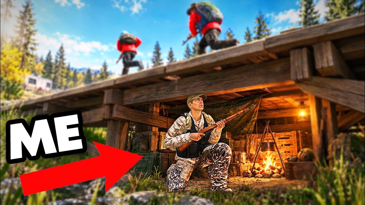 I Lived in a Secret Bridge Base in DayZ