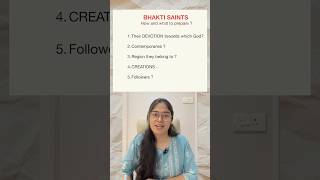 Bhakti Movement (UPSC previous year questions) how to prepare this topic ? 