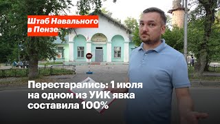 Перестарались: 1 июля на одном из УИК явка составила 100%