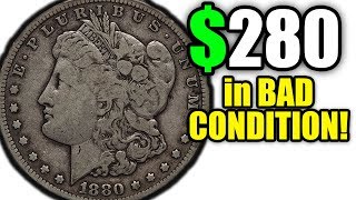 THESE SILVER MORGAN DOLLAR COINS ARE WORTH A LOT OF MONEY!! 1880 MORGAN DOLLAR VALUE