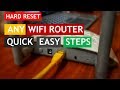 HOW TO RESET ANY WIFI ROUTER