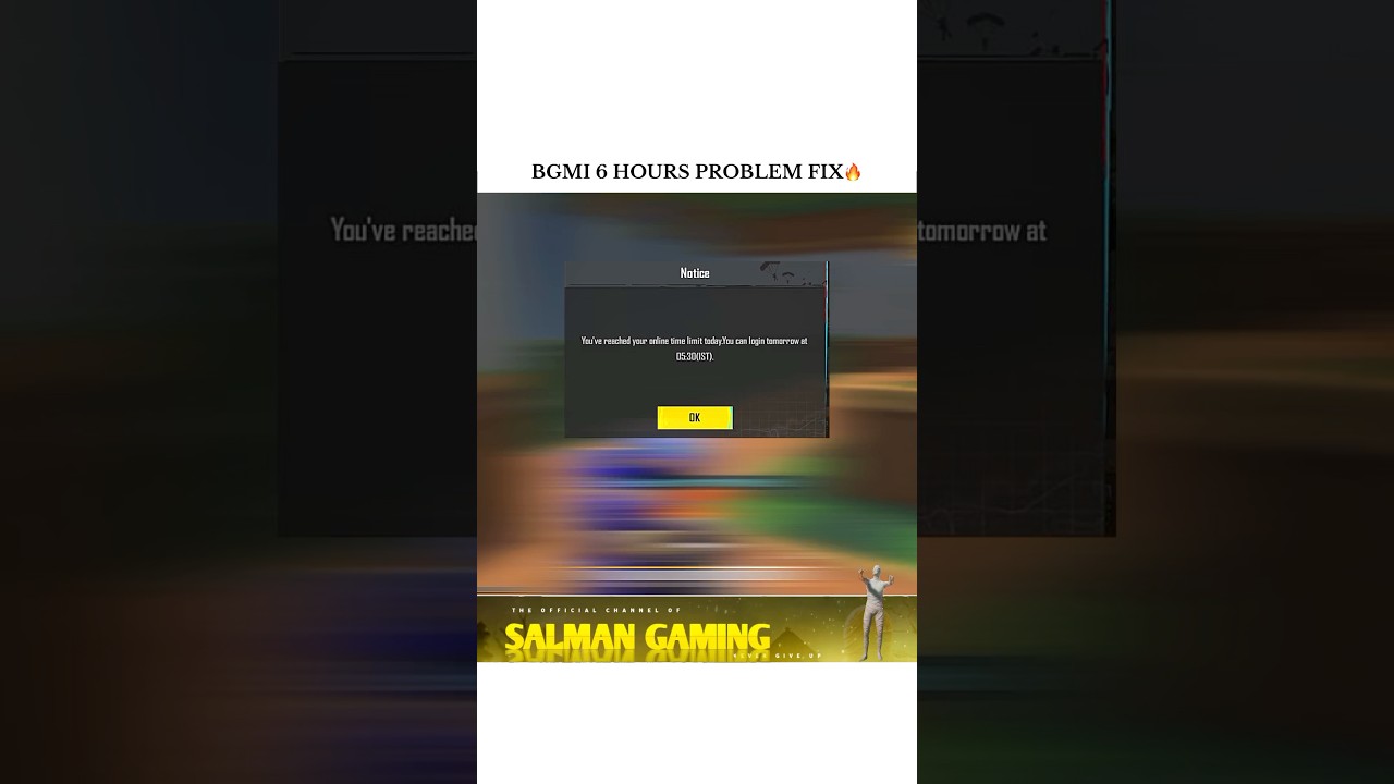 How To Play Bgmi More Than 6 Hour&rsquo;s | Bgmi 6 Ghante Se Jada Kese Khele🔥👌 #bgmi #shorts