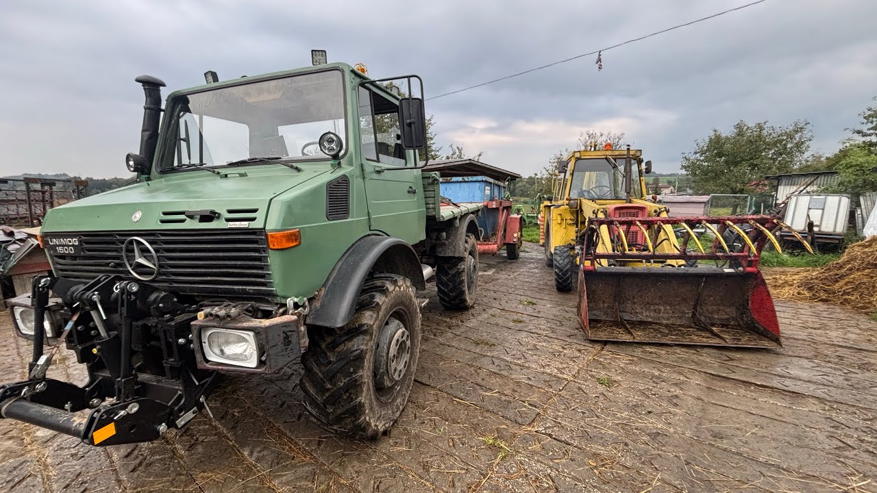 Odvoz hnoje na pole snad tam nezůstaneme zakopáni  