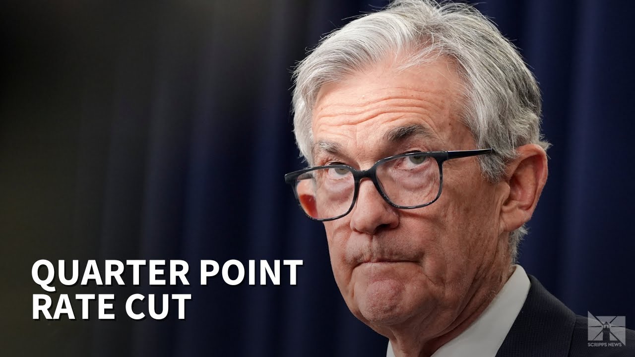 Federal Reserve cuts rates for the first time all year - YouTube