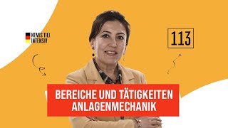 Bereiche und Tätugkeiten Anlagenmechanik | 113-dars | Nemis tilidan intensiv darslar