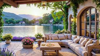 Summer Porch Ambience by the Lake 🍃 Soft Breeze, Relaxing Piano for Work & Study screenshot 4
