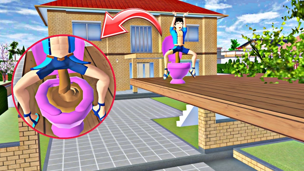 TAIGA EEK DI WC YANG BELUM JADI || SAKURA SCHOOL SIMULATOR